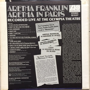 Aretha Franklin : Aretha In Paris (LP, Album, Ter)