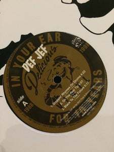 Def Jef : Droppin' Rhymes On Drums (12", Single)