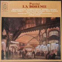 Load image into Gallery viewer, Puccini* - Renata Scotto, Alfredo Kraus, Sherrill Milnes, Carol Neblett, Matteo Manuguerra, Paul Plishka, Renato Capecchi, Italo Tajo, Ambrosian Opera Chorus*, National Philharmonic Orchestra, James Levine (2) : La Bohème (2xLP + Box)