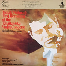 Load image into Gallery viewer, Itzhak Perlman : First Recording Of The Tchaikovsky Violin Concerto (LP, Album)