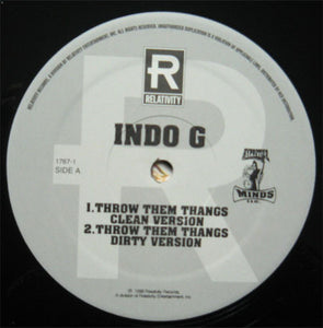 Indo G : Throw Them Thangs / Remember Me Ballin (12")