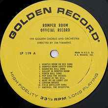 Load image into Gallery viewer, Golden Orchestra And Chorus : Official TV Romper Room Activity Songs (LP)