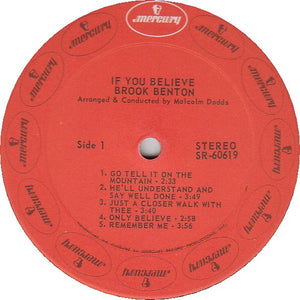 Brook Benton : If You Believe (LP, Album)