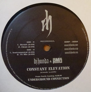 DJ Honda & PMD : Constant Elevation (12", Whi)