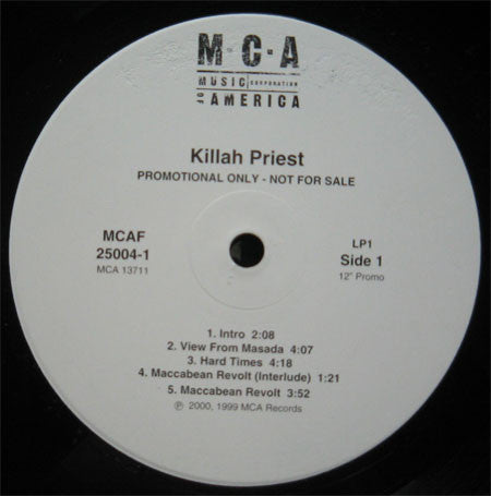 Killah Priest : View From Masada (2xLP, Album, Promo)