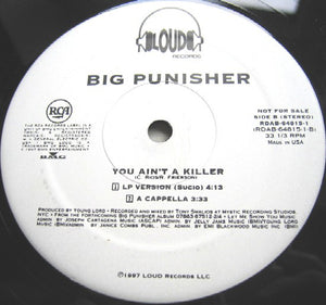 Big Punisher : You Aint A Killer (12", Promo)