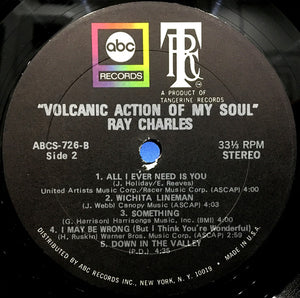 Ray Charles : Volcanic Action Of My Soul (LP, Album)