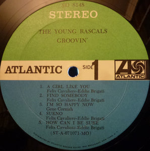 The Young Rascals : Groovin' (LP, Album, Mon)