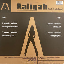 Load image into Gallery viewer, Aaliyah : We Need A Resolution (12&quot;, Single)