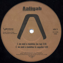 Load image into Gallery viewer, Aaliyah : We Need A Resolution (12&quot;, Single)