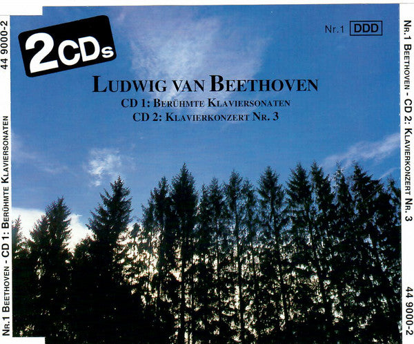 Ludwig van Beethoven : Berühmte Klavier-Sonaten - Klavierkonzert Nr. 3 (2xCD)