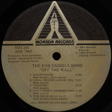 Load image into Gallery viewer, Rob Cassels Band : Off The Wall (LP, Album)