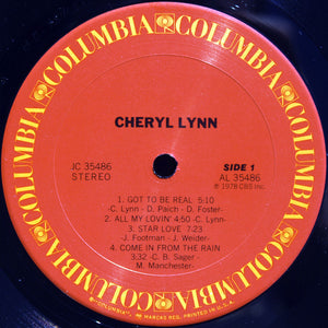 Cheryl Lynn : Cheryl Lynn (LP, Album, San)