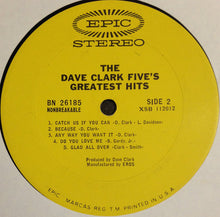 Load image into Gallery viewer, The Dave Clark Five : The Dave Clark Five's Greatest Hits (LP, Comp)