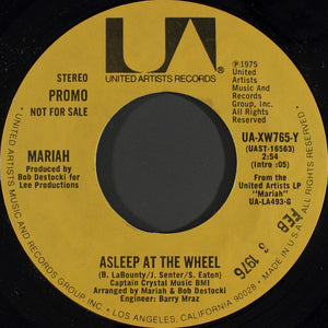 Mariah (5) : Asleep At The Wheel (7", Mono, Promo)