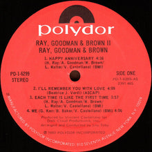 Load image into Gallery viewer, Ray, Goodman &amp; Brown : Ray, Goodman &amp; Brown II (LP, Album)