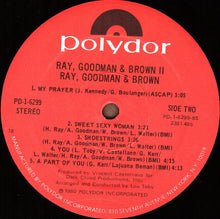 Load image into Gallery viewer, Ray, Goodman &amp; Brown : Ray, Goodman &amp; Brown II (LP, Album)