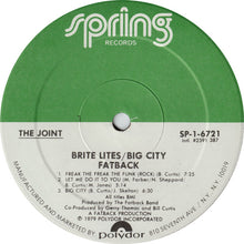 Load image into Gallery viewer, The Fatback Band : Brite Lites, Big City (LP, Album, Spe)