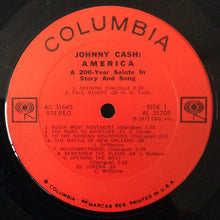 Load image into Gallery viewer, Johnny Cash : America: A 200 Year Salute In Story And Song (LP, Album, Gat)