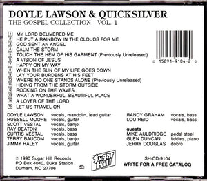 Doyle Lawson & Quicksilver : The Gospel Collection Volume 1 (CD, Comp)