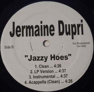 Jermaine Dupri : Going Home With Me / Jazzy Hoes (12", Promo)