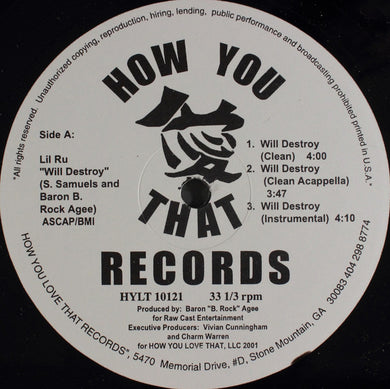 Lil Ru : Will Destroy (12