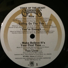 Load image into Gallery viewer, Carpenters : Voice Of The Heart (LP, Album, RCA)