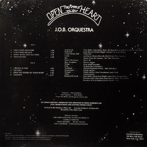 J.O.B. Orquestra : Open The Doors To Your Heart (LP, Album)