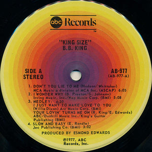 B.B. King : King Size (LP, Album)