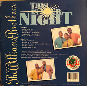 The Williams Brothers (2) : This Is Your Night (LP, Album)