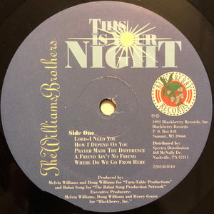 The Williams Brothers (2) : This Is Your Night (LP, Album)