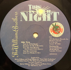 The Williams Brothers (2) : This Is Your Night (LP, Album)