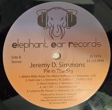 Load image into Gallery viewer, Jeremy D. Simmons : Pie in the Sky (LP, Album)