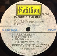 Load image into Gallery viewer, McDonald And Giles* : McDonald And Giles (LP, Album, Spe)