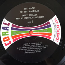 Load image into Gallery viewer, Dave Apollon : The Magic Of The Mandolin (LP, Album, Mono)