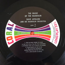 Load image into Gallery viewer, Dave Apollon : The Magic Of The Mandolin (LP, Album, Mono)