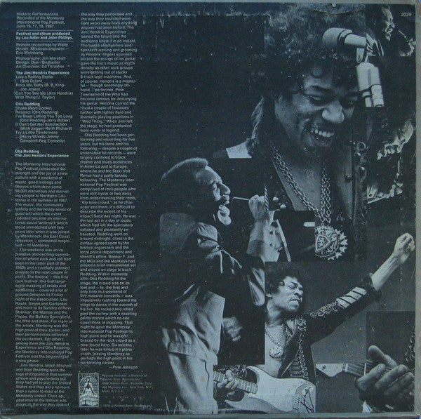 Buy Otis Redding / The Jimi Hendrix Experience : Historic Performances ...