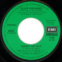 Load image into Gallery viewer, Cliff Richard : We Don't Talk Anymore (7", Single, Win)