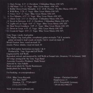 Tony Vega Band : Dear Sweet Goodness (CD, Album)