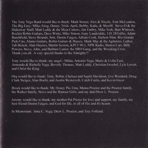 Tony Vega Band : Dear Sweet Goodness (CD, Album)