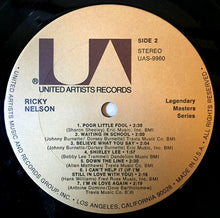 Load image into Gallery viewer, Ricky Nelson (2) : Legendary Masters Series (2xLP, Comp, Club, San)