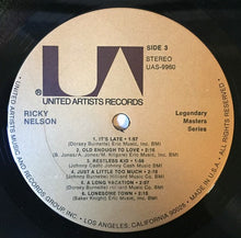 Load image into Gallery viewer, Ricky Nelson (2) : Legendary Masters Series (2xLP, Comp, Club, San)