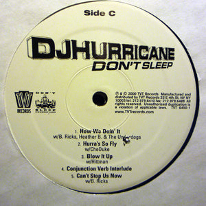 DJ Hurricane* : Don't Sleep (2xLP, Album)