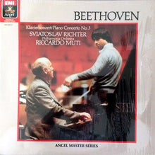 Load image into Gallery viewer, Beethoven* - Sviatoslav Richter, Philharmonia Orchestra, Riccardo Muti : Klavierkonzert = Piano Concerto No. 3 (LP, Club, RE, RM)