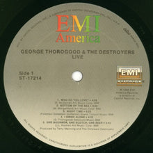 Load image into Gallery viewer, George Thorogood &amp; The Destroyers : Live (LP, Album)