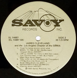 James Cleveland* And The Los Angeles Chapter Of The GMWA : Hallelujah 'Tis Done (LP, Album)