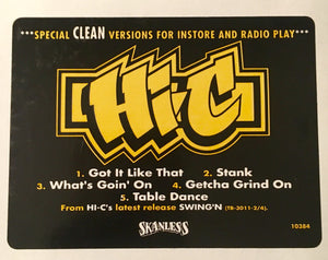 Hi-C : Swingin' (Clean Versions) (12", Promo)