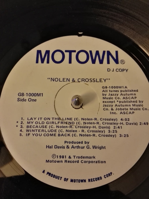 Nolen And Crossley : Nolen & Crossley (LP, Album, Promo)