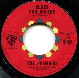 The Premiers : Blues For Arlene (7", Single)