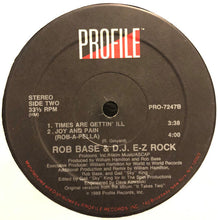 Load image into Gallery viewer, Rob Base &amp; D.J. E-Z Rock* : Joy And Pain (Remix) (12&quot;, Single)